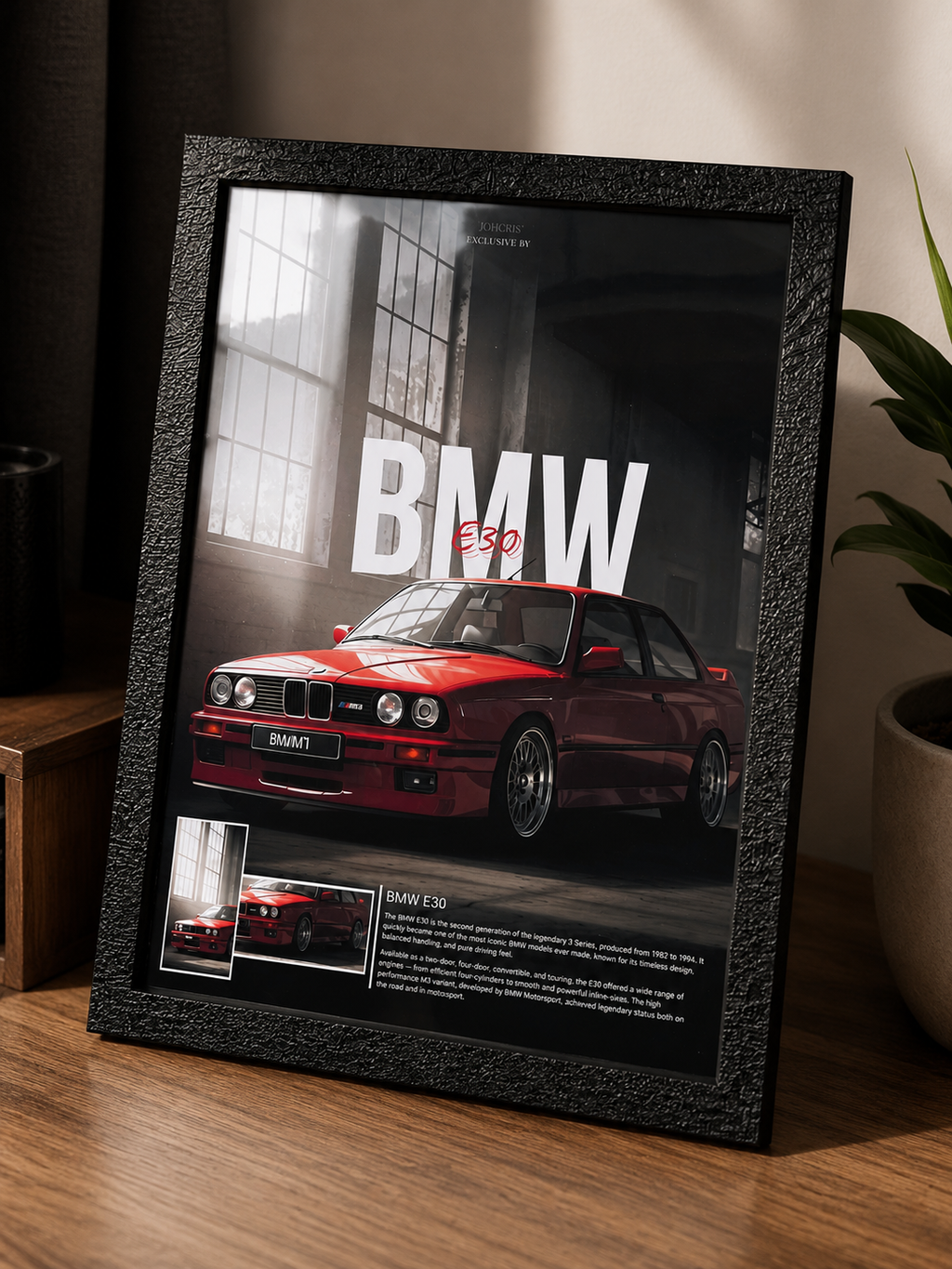 BMW E30 M3 RETRO CAR