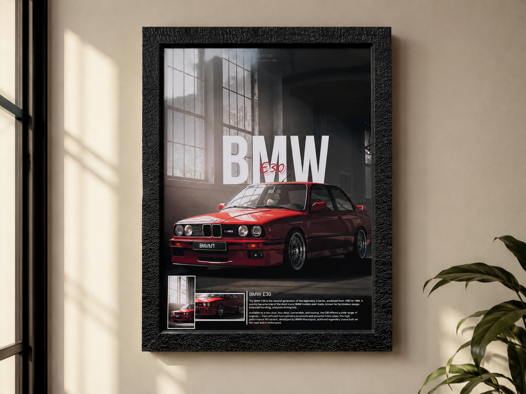 BMW E30 M3 RETRO CAR