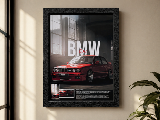 BMW E30 M3 RETRO CAR