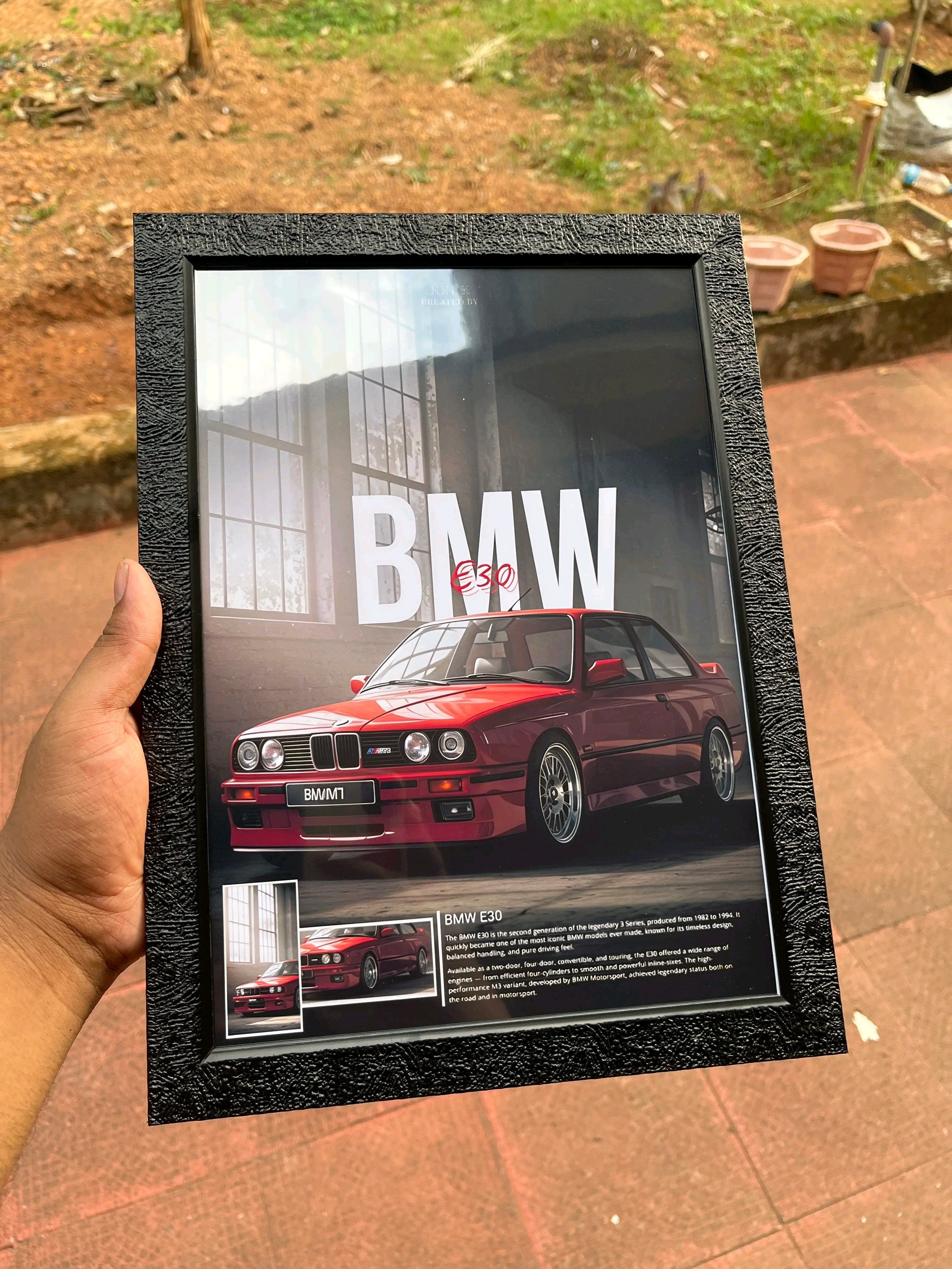 BMW E30 M3 RETRO CAR
