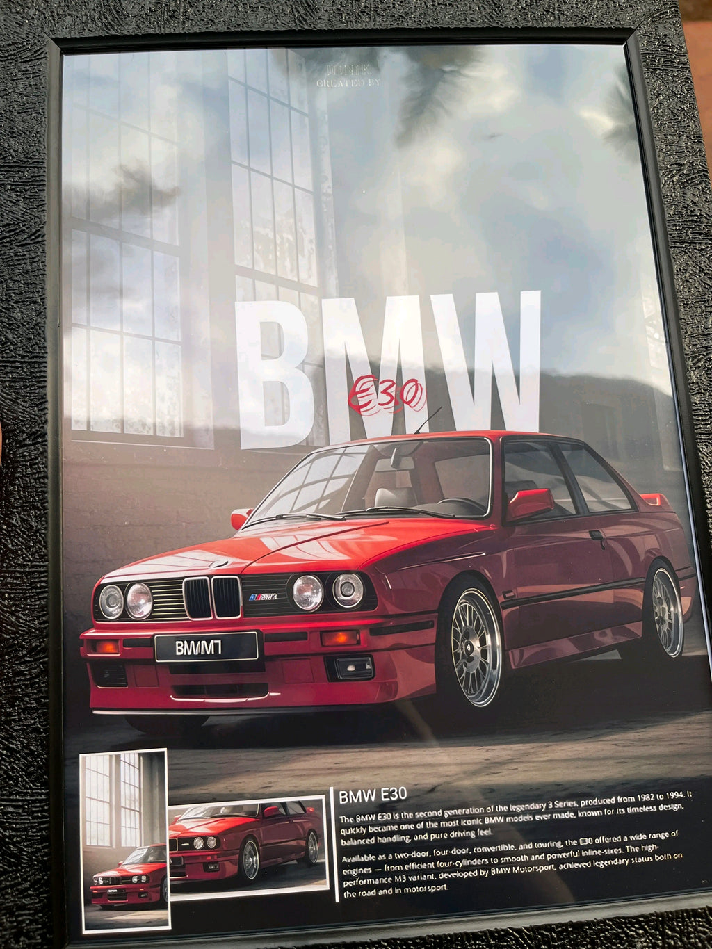 BMW E30 M3 RETRO CAR