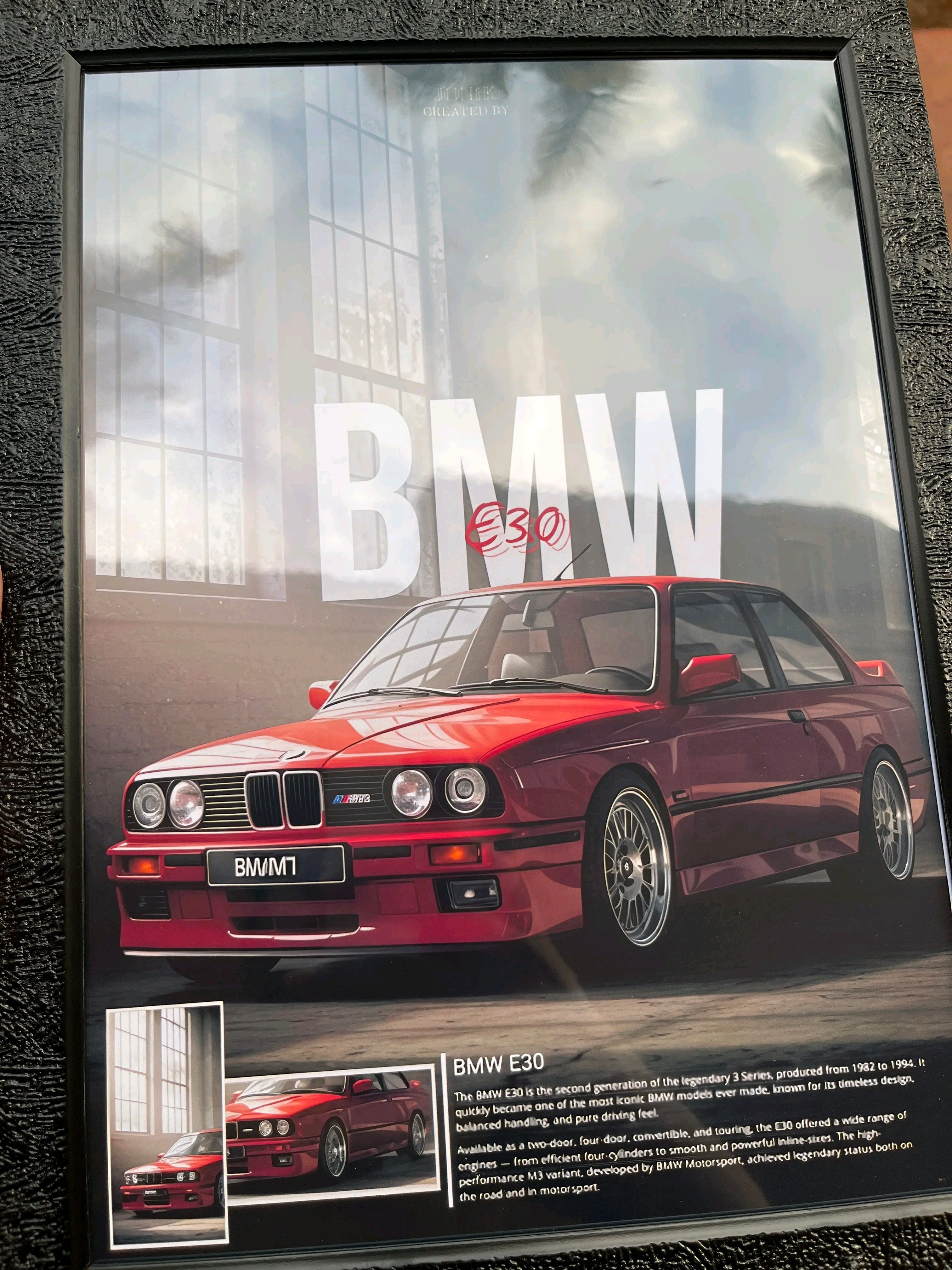 BMW E30 M3 RETRO CAR